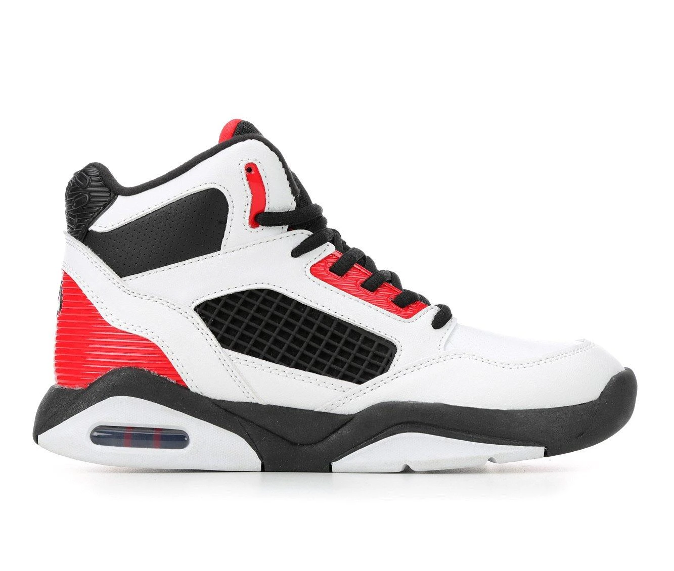 Men's Shaq Bank Shot Basketball Shoes Men's Shaq Bank Shot Basketball Shoes White/Blk/Red -Skechers Sales Store 1 1005
