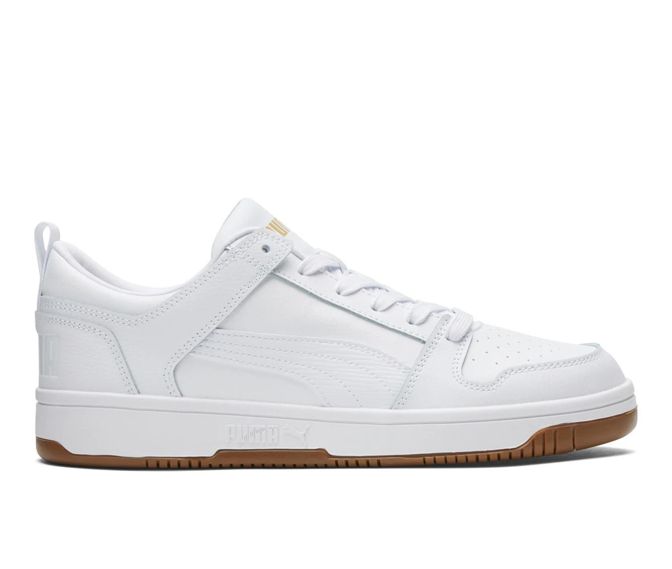 Men's Puma Rebound Layup Low L Sneakers Men's Puma Rebound Layup Low L Sneakers White/Gum -Skechers Sales Store 1 1014