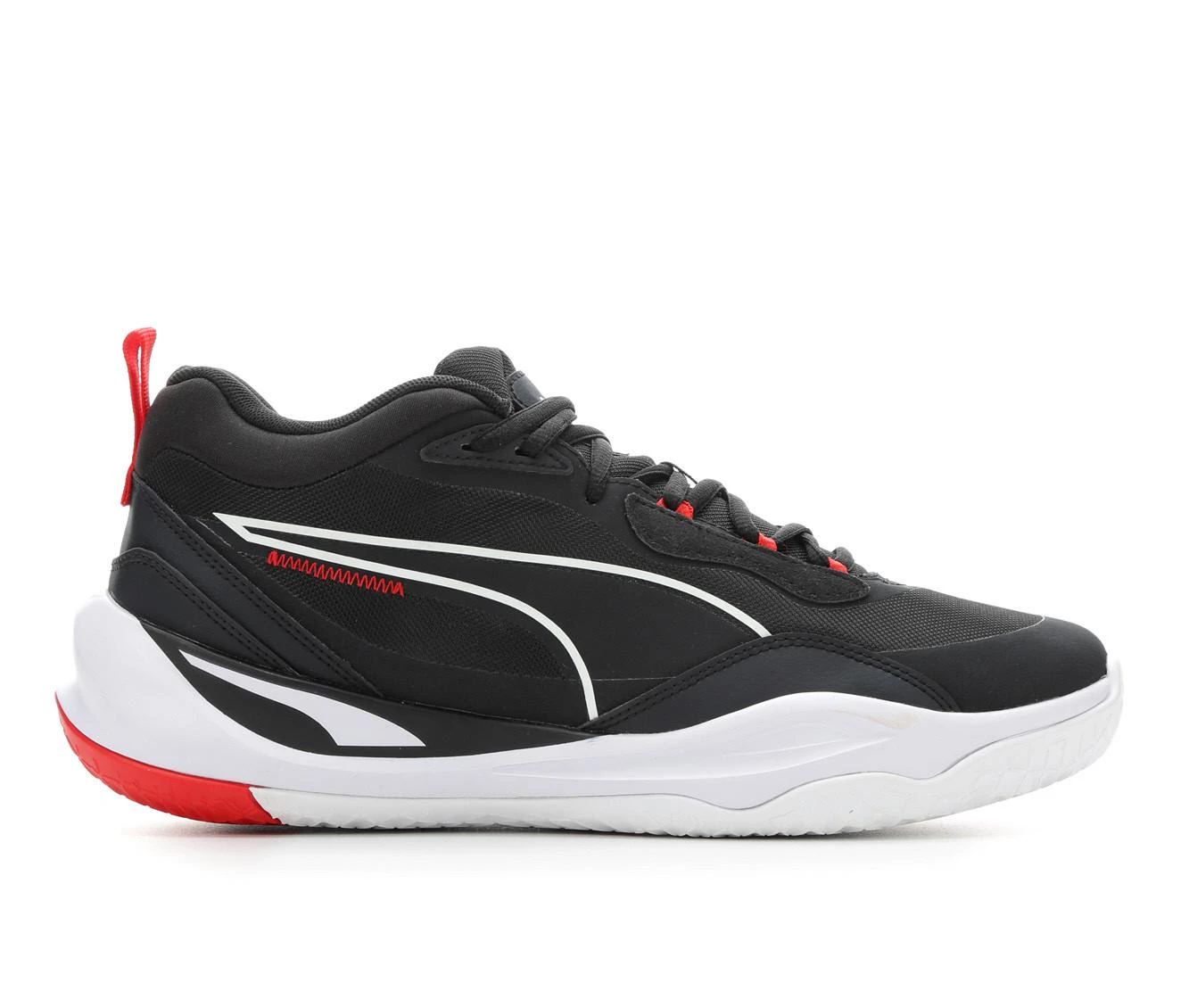 Men's Puma Playmaker Pro Basketball Shoes Men's Puma Playmaker Pro Basketball Shoes Black/Wht/Red -Skechers Sales Store 1 1023