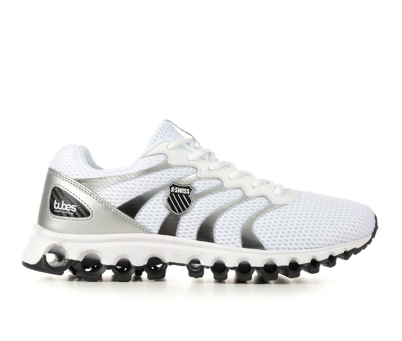 Men's K-Swiss Tubes Comfort 200 Running Shoes Men's K-Swiss Tubes Comfort 200 Running Shoes White/Sil/Black -Skechers Sales Store 1 103