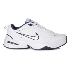 Men's Nike Air Monarch IV Training Shoes White/Sil/Navy