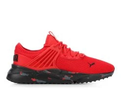 Men's Puma Pacer Future Utility Sneakers Red/Black/Print