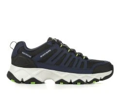 Men's Skechers Crossbar 51887 Water Resistant Training Shoes Navy/Black
