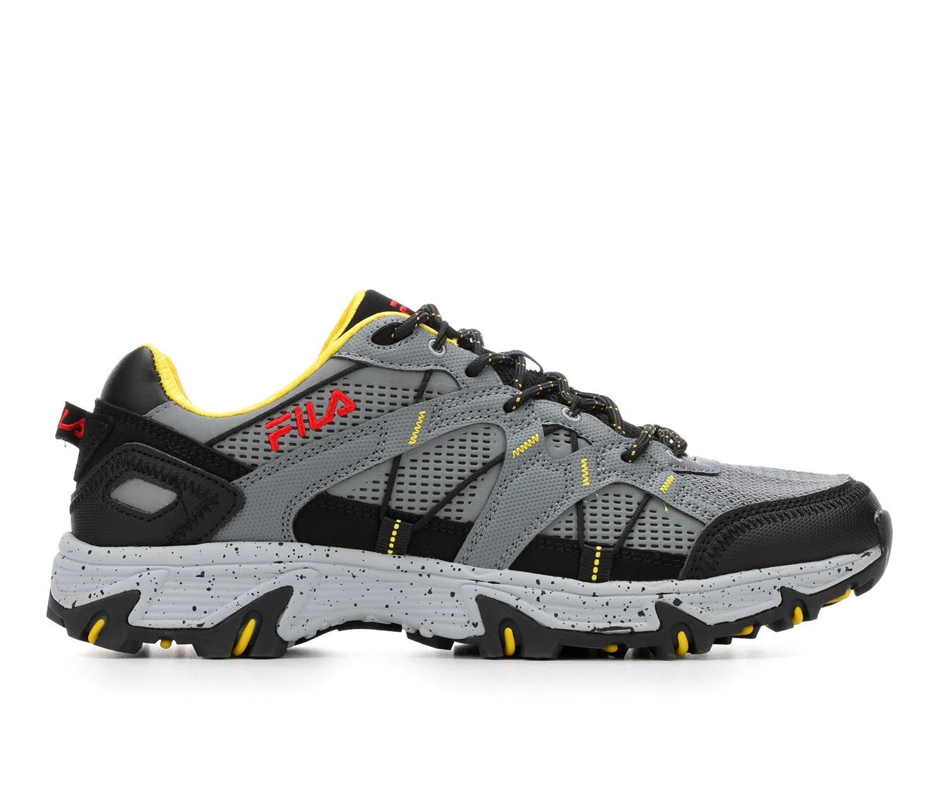 Men's Fila Grand Tier Trail Running Shoes Men's Fila Grand Tier Trail Running Shoes Grey/Blk/Yellow -Skechers Sales Store 1 108