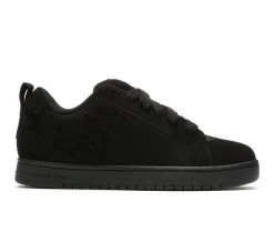Men's DC Court Graffik Skate Shoes Black/Black