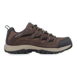 Men's Columbia Crestwood Low Hiking Shoes Dk Brn/Baker