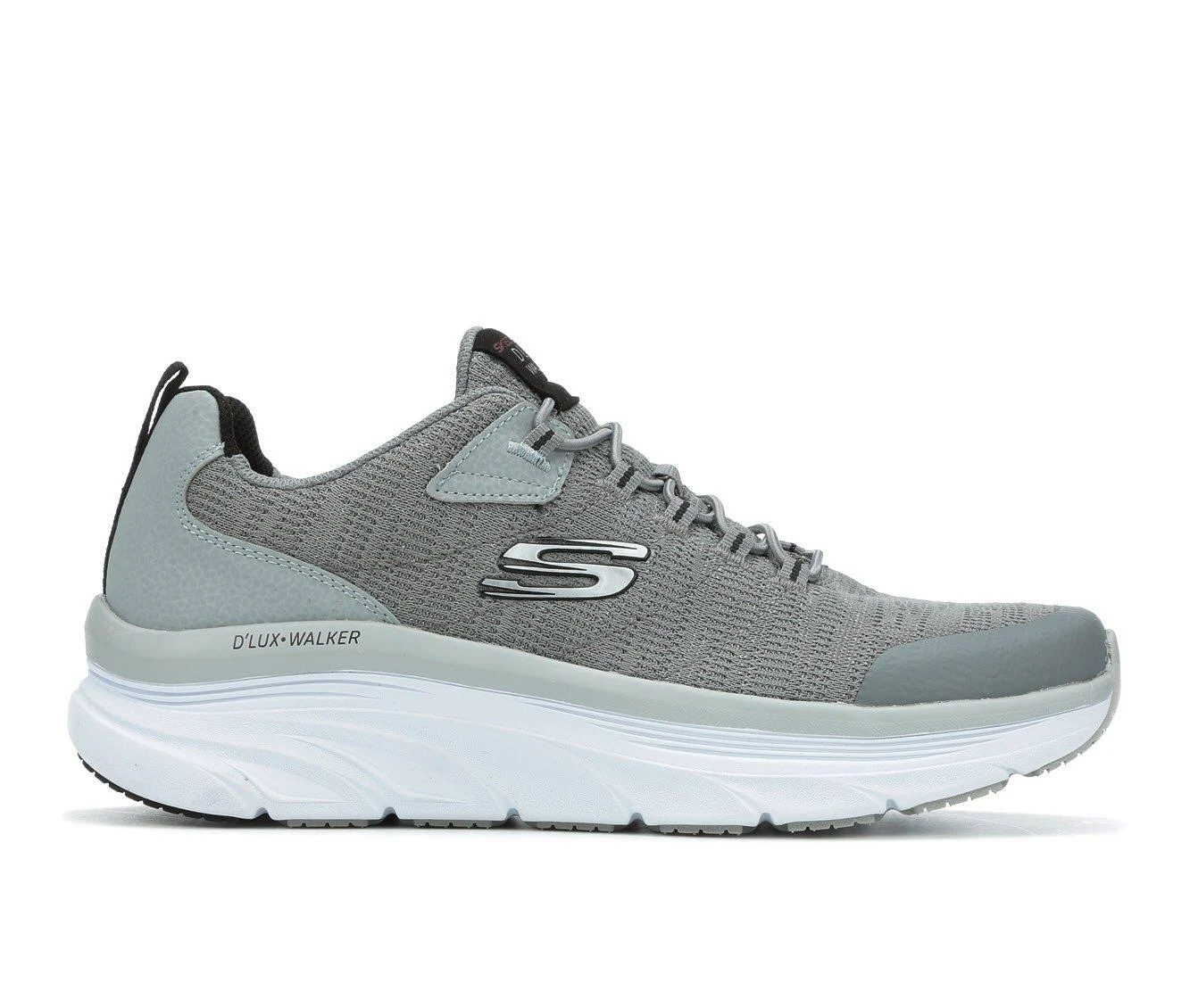 Men's Skechers 232045 D'Lux Walker Bungee Walking Shoes Men's Skechers 232045 D'Lux Walker Bungee Walking Shoes Grey -Skechers Sales Store 1 1171