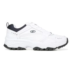 Men's Dr. Scholls Sebastian Walking Shoes White/Navy Wide