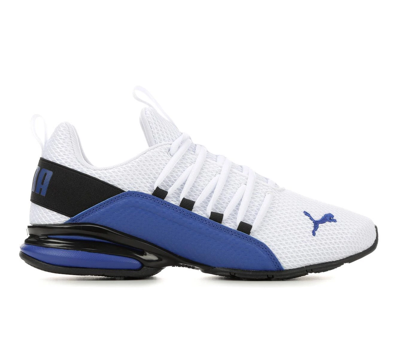 Men's Puma Axelion Interest MG Sneakers Men's Puma Axelion Interest MG Sneakers White/Blue -Skechers Sales Store 1 120