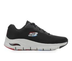 Men's Skechers 232303 Arch Fit Walking Shoes Black/White