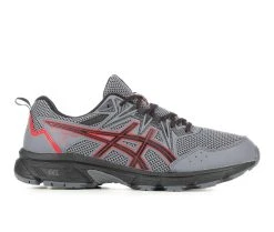 Men's ASICS Gel Venture 8 Running Shoes Grey/Red