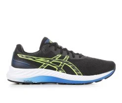Men's ASICS Gel Excite 9 Running Shoes Black/Grn/Blue