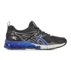 Men's ASICS Gel Quantum 180 6 Running Shoes Black/Blue