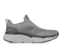 Men's Skechers 220061 Max Cushioning Elite Amplifer Running Shoes Grey/Black/Red