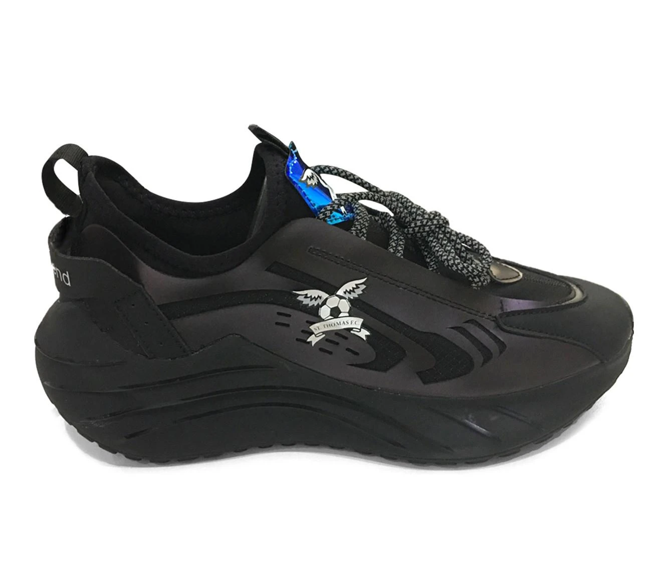 Men's St. Thomas F.c. Men's Magic Distance Running Shoe Black 3 Men's St. Thomas F.c. Men's Magic Distance Running Shoe Black
