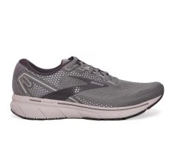 Men's Brooks Sports Ghost 14 Sustainable Running Shoes Grey/Alloy/Oy-1