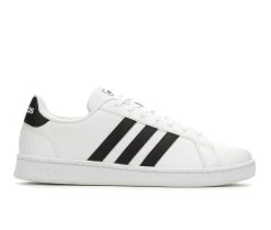 Men's Adidas Grand Court Sneakers Wht/Black