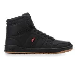 Men's Levis BB Hi FM Sneaker Boots Black/Gum