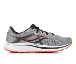 Men's Saucony Omni 20 Sustainable Running Shoes Alloy/Fire