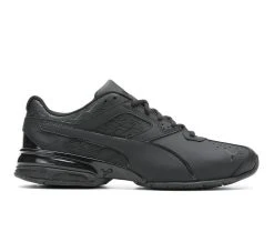 Men's Puma Tazon Fracture Sneakers Black/Black