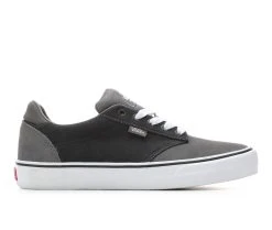 Men's Vans Atwood Deluxe Skate Shoes Suede Grey/Wht