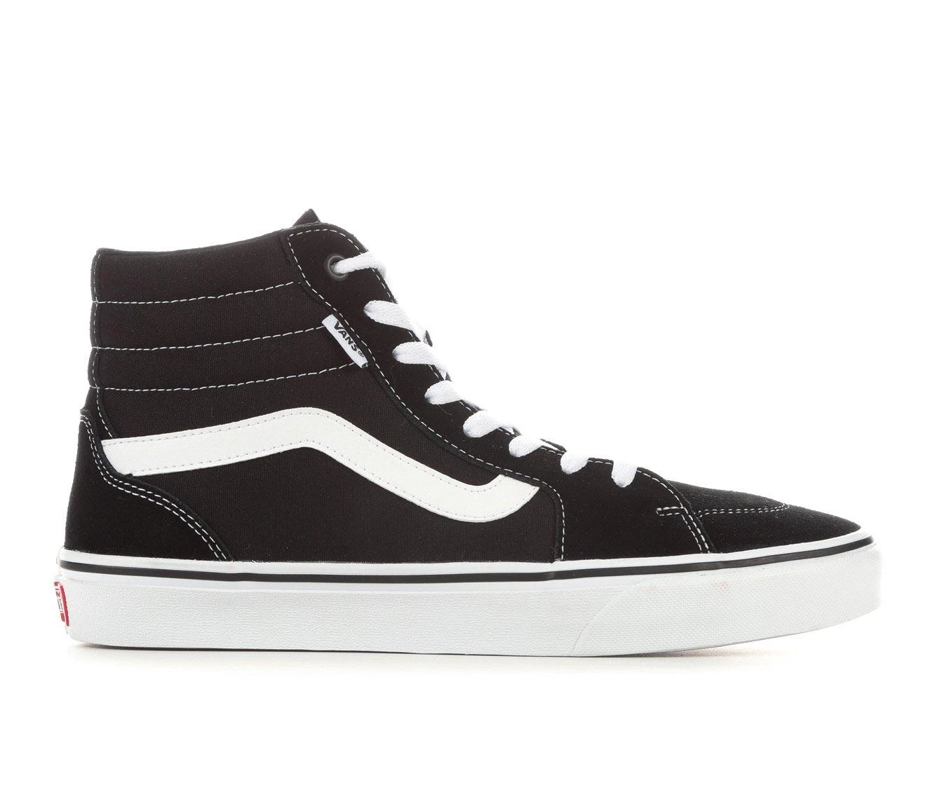 Men's Vans Filmore High-Top Skate Shoes Men's Vans Filmore High-Top Skate Shoes Blk/Wht Suede -Skechers Sales Store 1 358