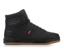 Men's Levis 520 BB Hi Fm Sneakers Black/Gum