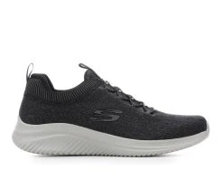 Men's Skechers 232338 Ultra Flex 3.0 Slip-On Sneakers Black/Grey