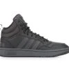 Men's Adidas Hoops 3.0 Mid Winterized Sustainable Sneakers Black/Carbon
