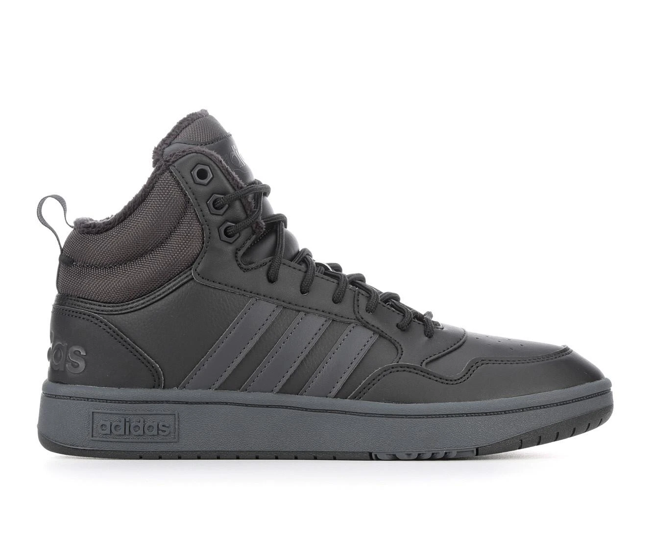 Men's Adidas Hoops 3.0 Mid Winterized Sustainable Sneakers Men's Adidas Hoops 3.0 Mid Winterized Sustainable Sneakers Black/Carbon -Skechers Sales Store 1 412