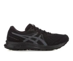 Men's ASICS Gel Contend 7 Running Shoes Black/Grey