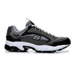 Men's Skechers Cutback 51286 Training Sneakers Gry/Blk/Wht