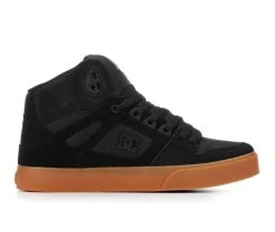 Men's DC Pure High Top WC Sustainable Skate Shoes Black/Gum