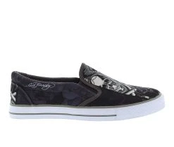 Men's Ed Hardy Vance Slip-On Sneakers Black