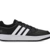 Men's Adidas Hoops 3.0 Sneakers Black/White/Gry -Skechers Sales Store 1 492