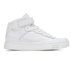 Men's Fila MGX-100 Mid Sneakers White Mono