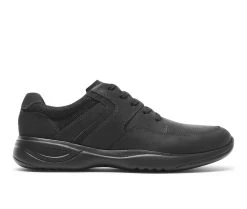 Men's Rockport Metro Path Blucher Casual Dress Shoes Black Lea