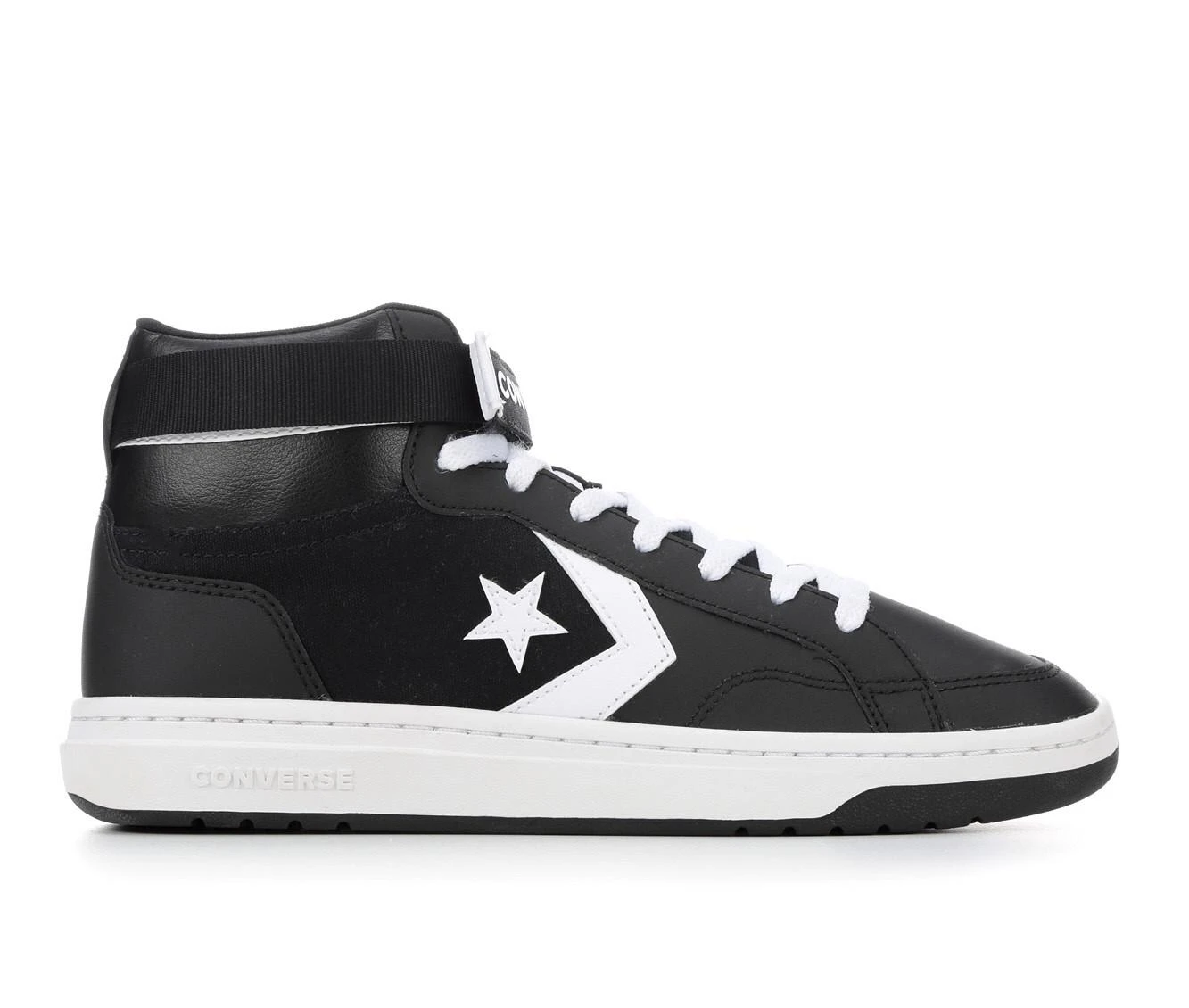 Men's Converse Pro Blaze Strap High-Top Sneakers Men's Converse Pro Blaze Strap High-Top Sneakers Black/White -Skechers Sales Store 1 593