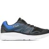 Men's Fila Memory Panorama 9 Running Shoes Blk/Grey/Blue -Skechers Sales Store 1 6