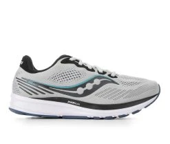 Men's Saucony Ride 14 Running Shoes Fog/Blk/Storm