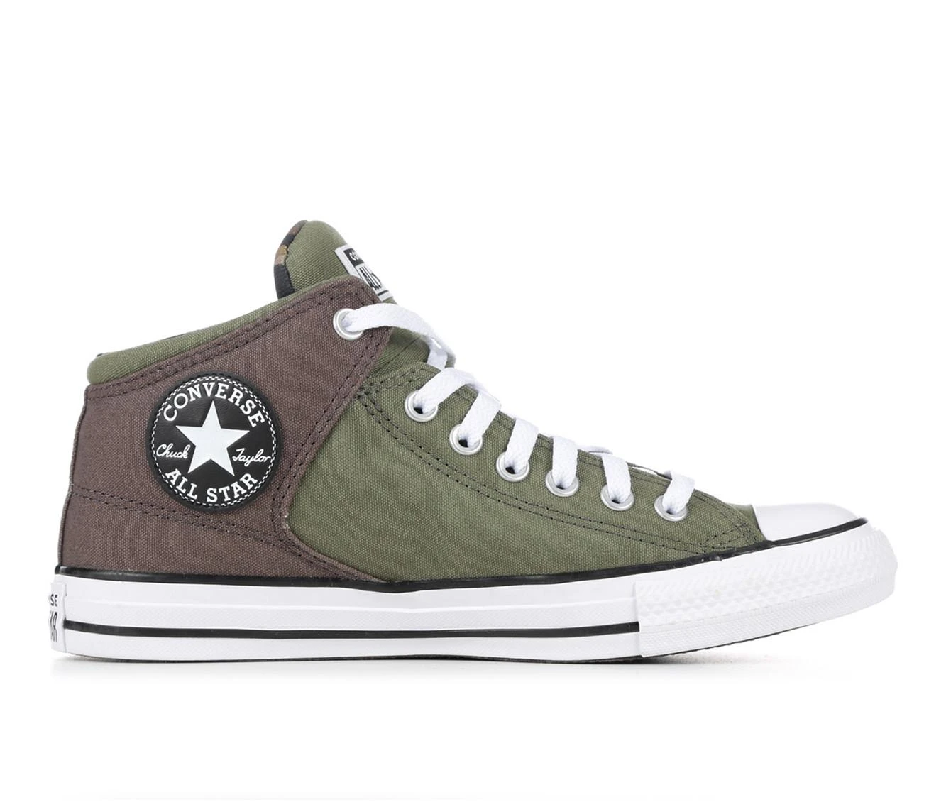 Men's Converse Chuck Taylor All Star High Street Sneakers Men's Converse Chuck Taylor All Star High Street Sneakers Green/Smoke/Whi -Skechers Sales Store 1 635