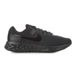 Men's Nike Revolution 6 Sustainable Running Shoes Black/Black/Gry