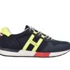 Men's Tommy Hilfiger Amani Casual Sneakers Navy/Yellow -Skechers Sales Store 1 680