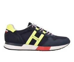 Men's Tommy Hilfiger Amani Casual Sneakers Navy/Yellow