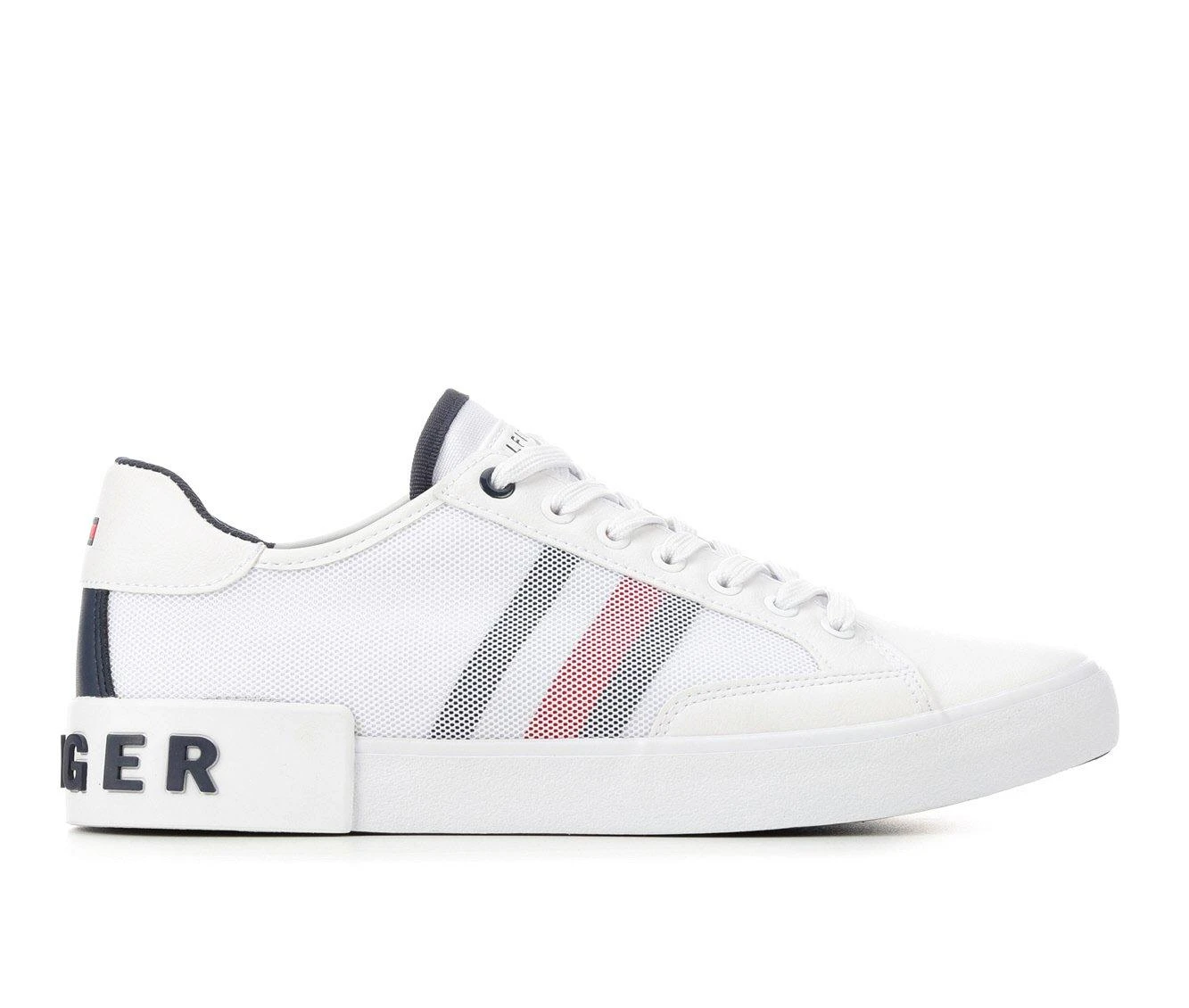 Men's Tommy Hilfiger Rojo Sneakers Men's Tommy Hilfiger Rojo Sneakers White/Navy -Skechers Sales Store 1 716