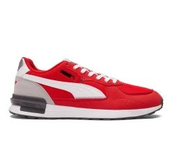 Men's Puma Graviton Sneakers Red/Grey/White