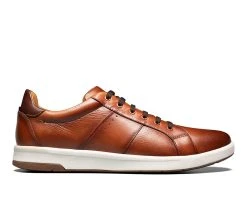 Men's Florsheim Crossover Lace To Toe Sneakers Cognac