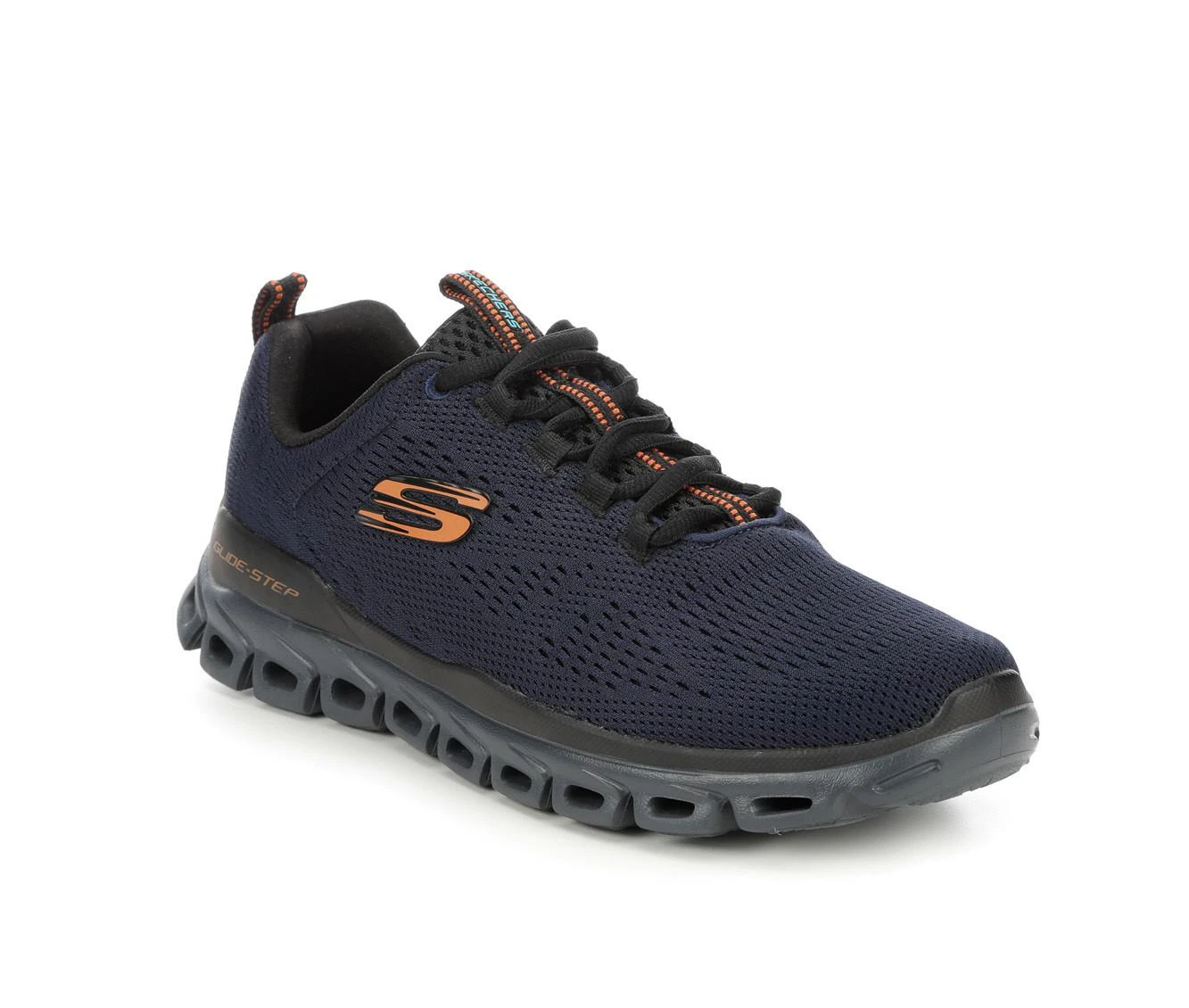 Men's Skechers 232136 Glide Step Fasten Up Running Shoes Men's Skechers 232136 Glide Step Fasten Up Running Shoes Navy/Black -Skechers Sales Store 2 100