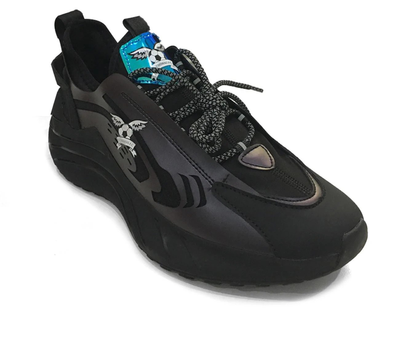Men's St. Thomas F.c. Men's Magic Distance Running Shoe Black 5 Men's St. Thomas F.c. Men's Magic Distance Running Shoe Black - Image 3
