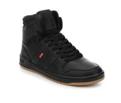 Men's Levis BB Hi FM Sneaker Boots Black/Gum 4 Men's Levis BB Hi FM Sneaker Boots Black/Gum -Skechers Sales Store 2 152